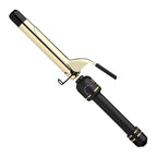 HOT TOOLS 24K Gold Professional Extended Barrel Curling Iron with Clamp for Bouncy Curls - 24K Gold Technology for_Long-Lasting Results & Longer Barrel for Easy Styling 1" (Pack of 6)