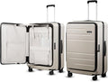 LUGGEX Checked Suitcase Top Opening, FLT Expandable Polycarbonate Hard Shell by LuggeXLUGGAGE