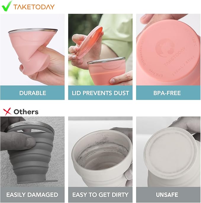 TakeToday Collapsible Travel Cup - Image 2