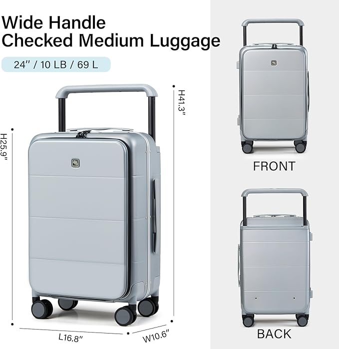 Hanke Top Opening 24 Inch Luggage - Image 6
