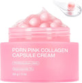 PDRN Pink Collagen Capsule Cream – Salmon PDRN - Dual Texture Barrier Repair Moisturizer | Salmon DNA + 5% Niacinamide 2oz