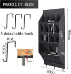 Over the Door Shoe Organizer, 14 Pockets Hanging Shoe Storage Rack - Image 2