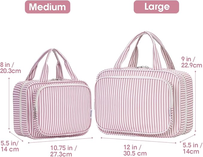 Narwey Striped Travel Toiletry Bag - Image 2