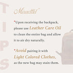 Leather Backpack for Men 15.6" Laptop Backpack 100% Madagascar top-Grain - Image 7
