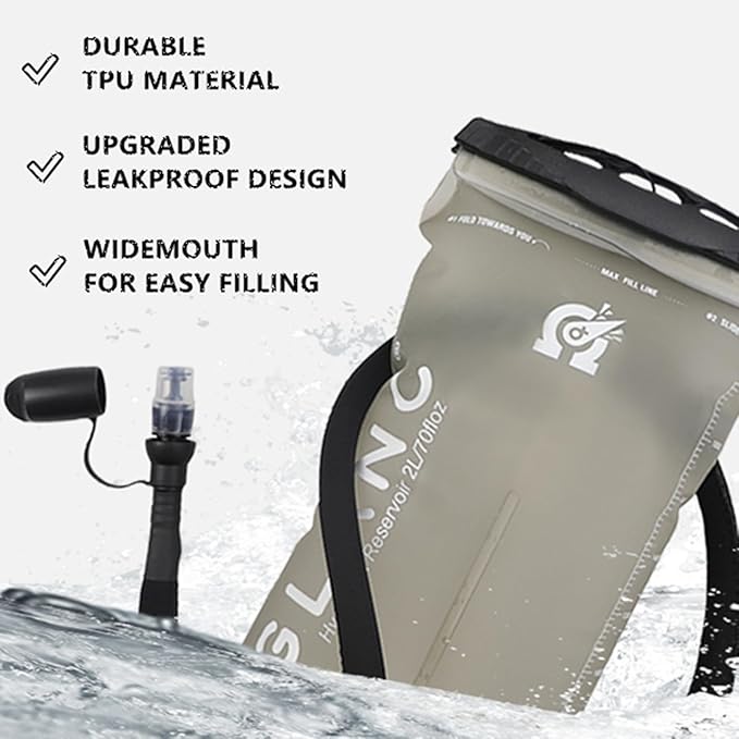 GLANC Hydration Bladder - 2L Water Bladder - Image 2