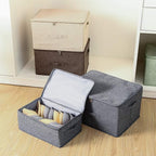 ANMINY Storage Bins with Zipper Lids 13 Qt Lidded Fabric Storage Boxes Baskets - Image 7