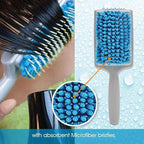 1Pcs Quick Dry Towel Hair Dryer Brush Paddle Brush Fast Drying Comb Detangling Paddle Absornet Hair Comb Dry Air Bag