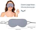 Sleeping Mask 2 Pack, Cool Double-Sided Use of Sleep Mask, Super Soft Blindfold - Image 3