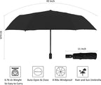BAODINI Small UV Protection Travel Umbrella Compact - Image 6