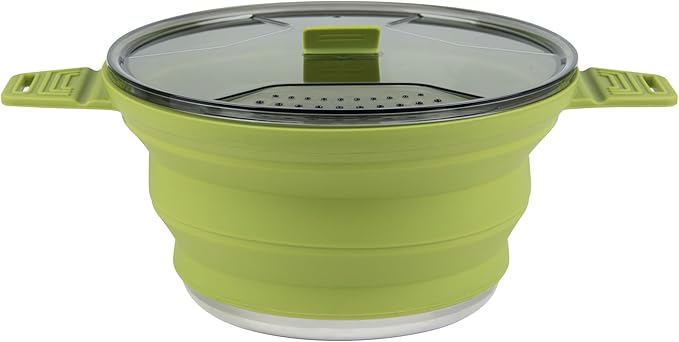 Restaurantware-Hi Tek 2.5 Liter Collapsible Camping Pot, 20 Portable Cook Pots - - Image 10