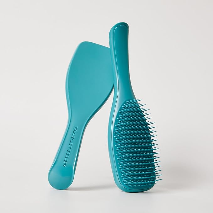 Tangle Teezer Ultimate Detangler Brush for Wet & Dry Hair, Eliminates Knots & Reduces Breakage for Straight to Wavy Hair Types, Transformative Teal