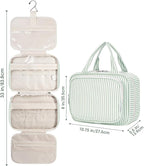 Narwey Striped Hanging Toiletry Bag - Image 8