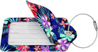 Set of 2 Luggage Tag for Suitcases Tie dye PU Leather Luggage Tag - Image 2