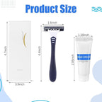 Hushee Shave Kit Bulk Travel Shaving Cream Disposable Twin Blade Razors and - Image 2