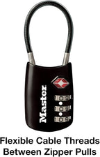 Master Lock 4688D Accepted Set Your Own Combination TSA Approved Luggage Lock - Image 5