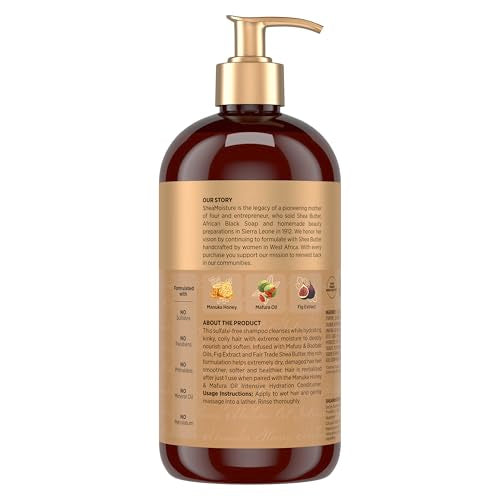 Manuka Honey & Mafura Oil Shampoo Intensive Hydration 24oz (Manuka Honey & Mafura / 24 Fl Oz (Pack of 1))