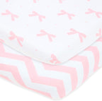 Travel Crib Fitted Sheets Compatible by JoeyJoan
