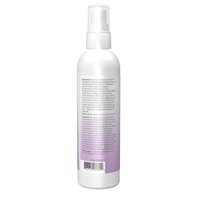 NOW Foods Solutions, Hyaluronic Acid Hydration Facial Mist with Aloe Vera and Cucumber Extracts, 4-Ounce