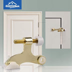HOMOTEK 8 Pack Hinge Pin Bright Brass Door Stopper, Adjustable Deluxe Heavy - Image 6