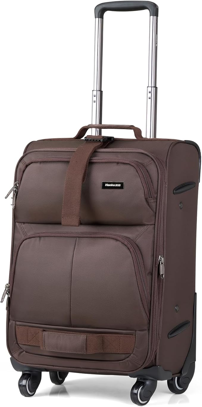 Hanke 20 Inch Softside Expandable Carry On Luggage by Hanke