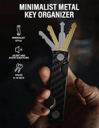 Key Organizer Key Holder Compact Key Case Minimalist Metal Key Chain Key Holder - Image 3
