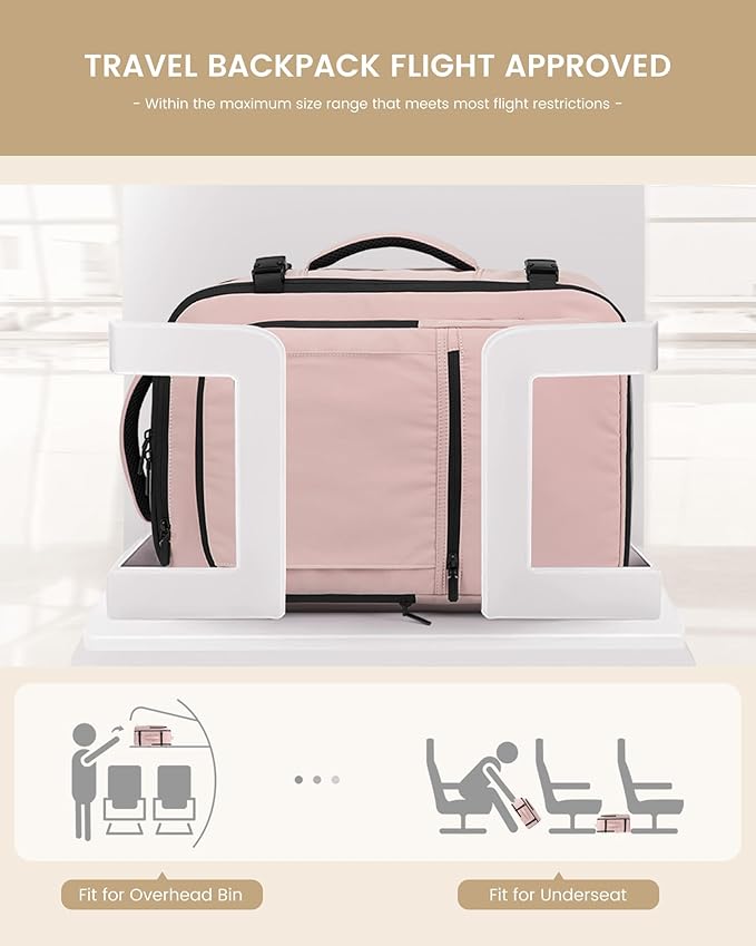 LOVEVOOK Travel Backpack for Women & Men, 40L Large Carry On Backpack Airline - Image 5