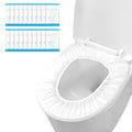 100 Pack Disposable Toilet Seat Cover Waterproof Non-Woven Fabric, Disposable by Krijuess