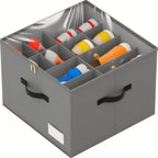 Shoe Organizer for Closet, Foldable Shoe Storage Containers, Fits up to 16 Pairs by LIKMYPICK
