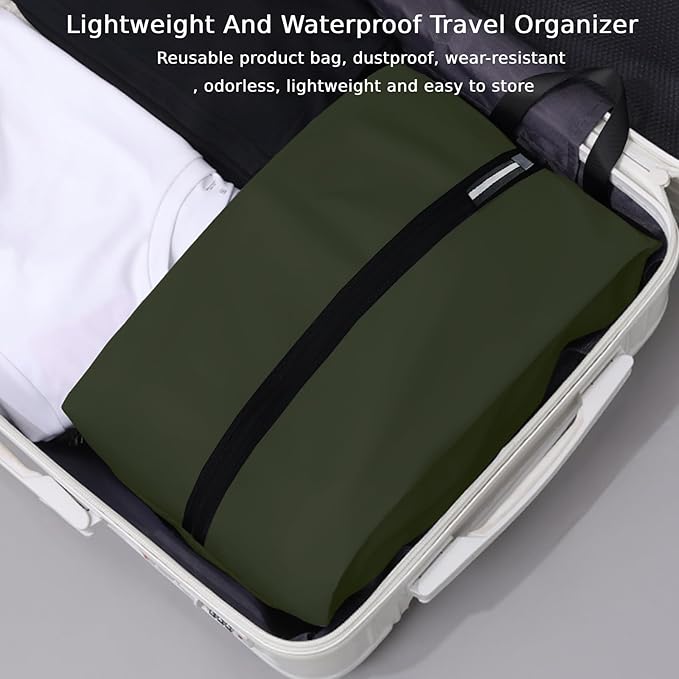 Shoe Bags for Travel Waterproof Odor Absorbing Lightweight Golf Soccer Shoe - Image 4