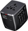 International Travel Adapter Voltage Converter Steps Down 220V to 110V by LINGPEI