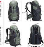 Bseash 50L Hiking Backpack, Water Resistant Lightweight Outdoor Sport Daypack - Image 2