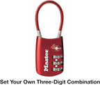 Master Lock 4688D Set Your Own Combination TSA Approved Luggage Lock, 1 Pack - Image 4