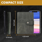 GARZINI Passport Holder with AirTag, Passport Wallet with RFID, Travel - Image 4