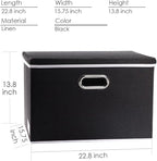 PRANDOM Extra Large Collapsible Storage Bins - Image 5