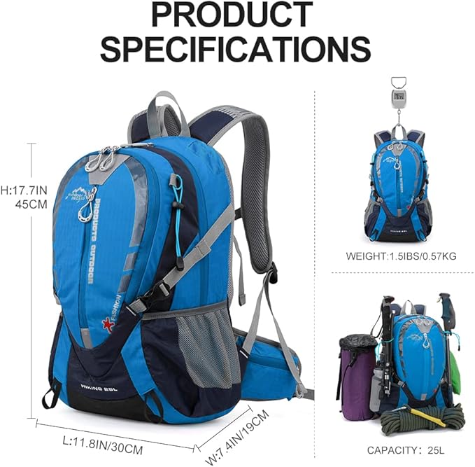 INOXTO Small Hiking Backpack - Image 2