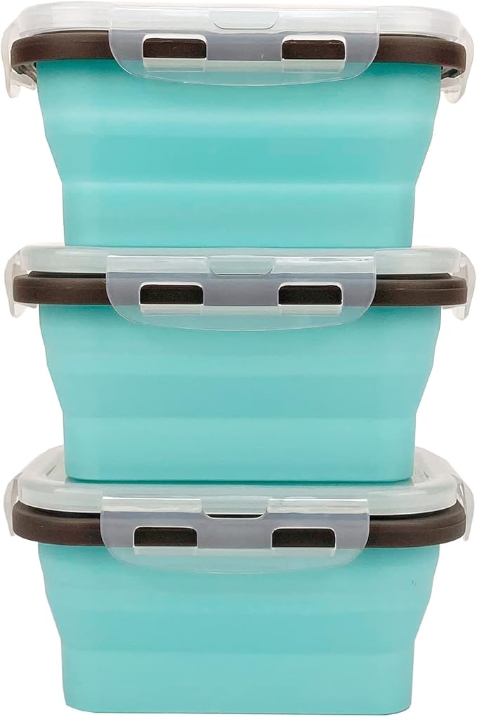 CCyanzi 3piece Collapsible Food Storage Containers - Image 2