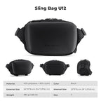 K&F Concept 2 in 1 Sling Bag Everyday Shoulder Bag & Multifunction Photography - Image 8