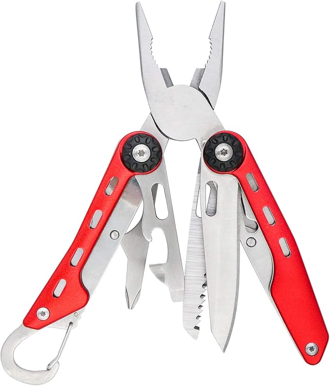 Amazon Basics 10-in-1 Stainless Steel Multitool Safety Lock by AmazonBasics