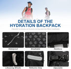 INOXTO Hydration Pack Backpack ，Water Backpack - Image 3