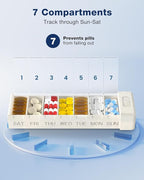 HEIYING 7 Days Pill Organizer - Image 5
