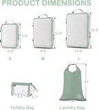 Cipway Compression Packing Cubes, See Through Mesh Luggage Organizer Bags - Image 4