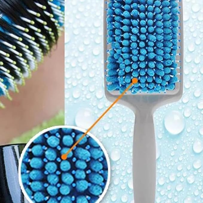 1Pcs Quick Dry Towel Hair Dryer Brush Paddle Brush Fast Drying Comb Detangling Paddle Absornet Hair Comb Dry Air Bag