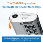 Forge TSA Approved Luggage Locks 4 Digit Combination TSA Travel Locks - Image 3