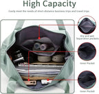 Large Capacity Foldable Travel Bag Expandable Portable Carry on Bag Dry&Wet - Image 4