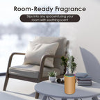 Waterless Essential Oil Diffuser, Battery Powered Mini Scent Air Machine, Aromatherapy Mist Diffuser for Home Room Car Office (Gold)