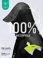 SaphiRose Hooded Rain Poncho Waterproof Raincoat Jacket - Image 2