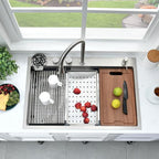33 Inch Waterfall Drop In Kitchen Sink - Image 3