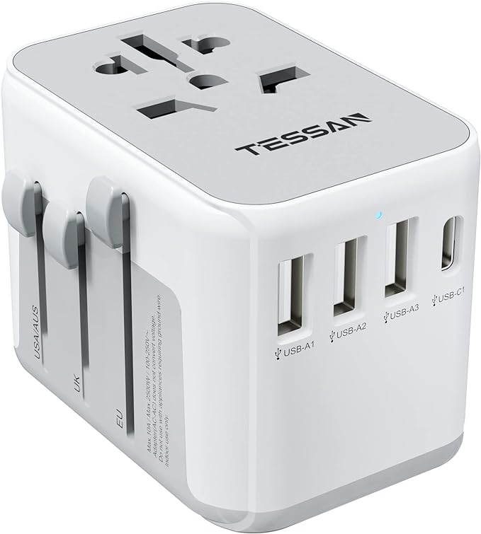 TESSAN Universal Travel Adapter, International Power Adapter by TESSAN