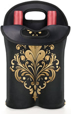 Neoprene Wine Tote, Bottle Carrier Gag Insulating Neoprene Thicker, Insulated - Image 5