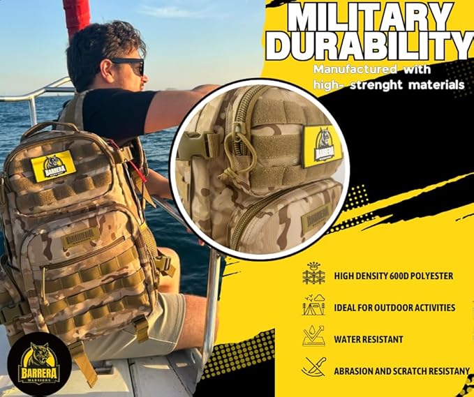 25 L Tactical Backpack: durable military-style backpack - Image 5